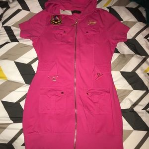 Coogi Mini Full Zip Dress